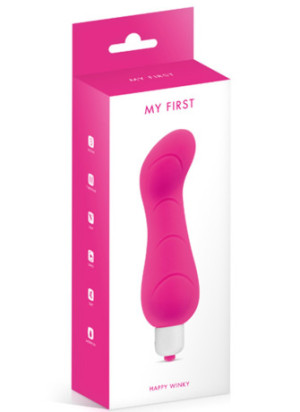 Vibromasseur rose 7 vitesses courbé point G waterproof - CC5740010050
